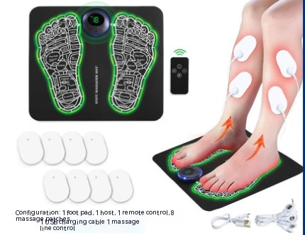 Electric EMS Foot Massager Pad Feet Muscle Stimulator Leg Reshaping Foot Massage Mat Relieve Ache Pain Health Care